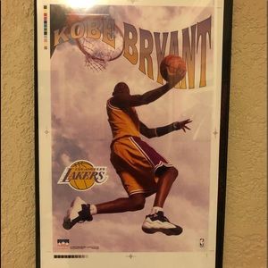 KOBE BRYANT 1996 Rookie Mini Blackplate 1/1 poster